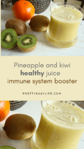 pineapple and kiwi juice