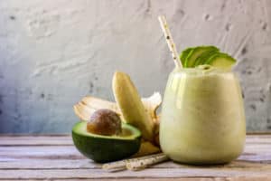 Avocado and Maca (belly fat reducer) smoothie