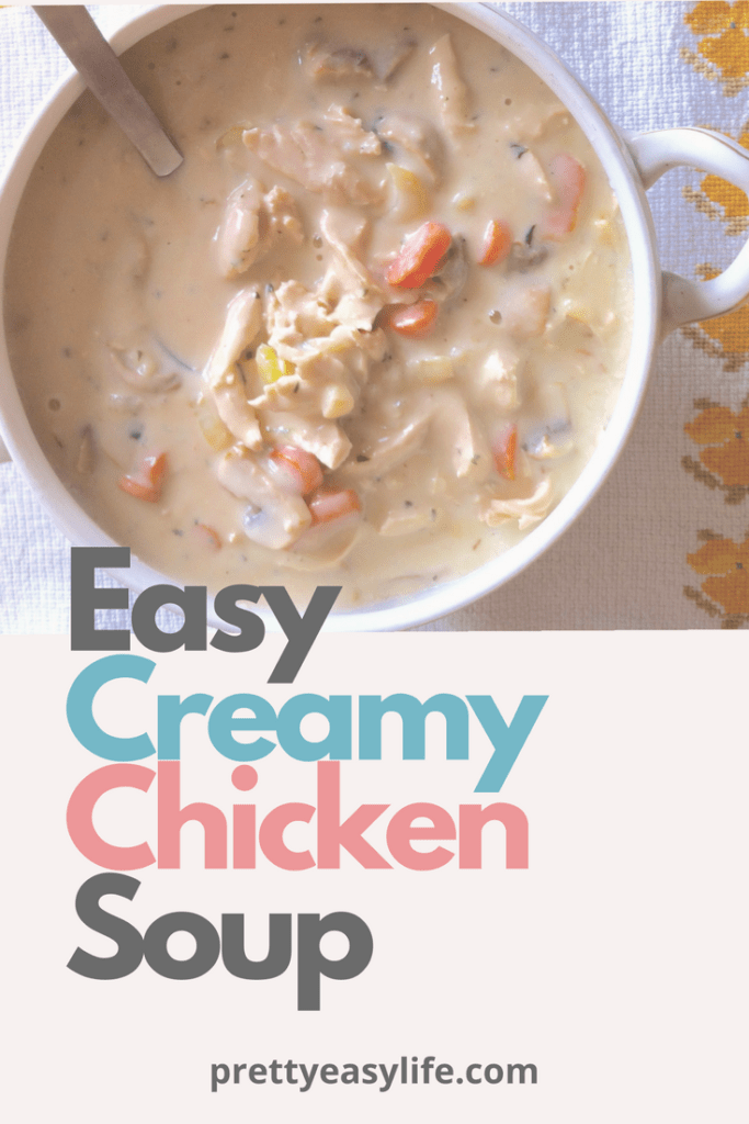old fashioned creamy chicken soup