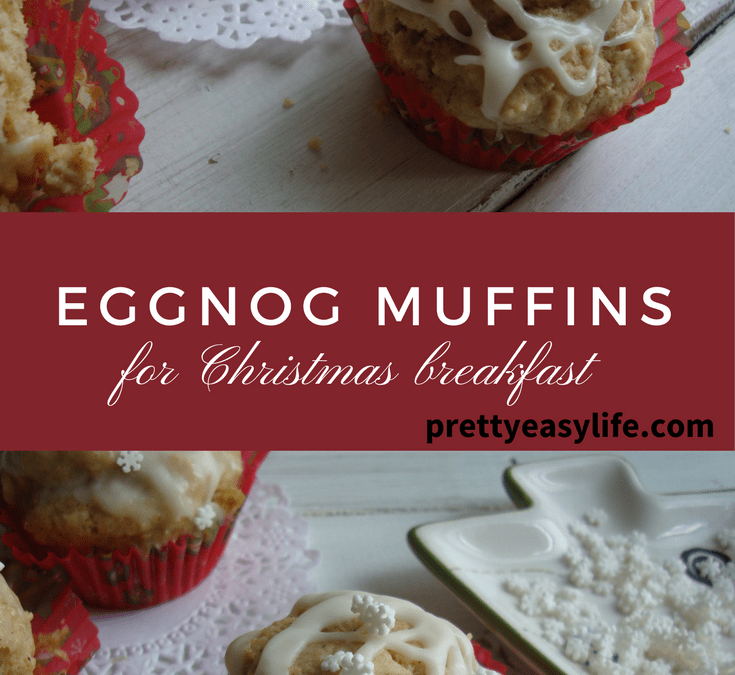 Eggnog muffins for Christmas breakfast