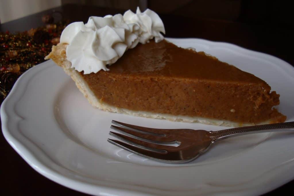 Traditional pumpkin pie