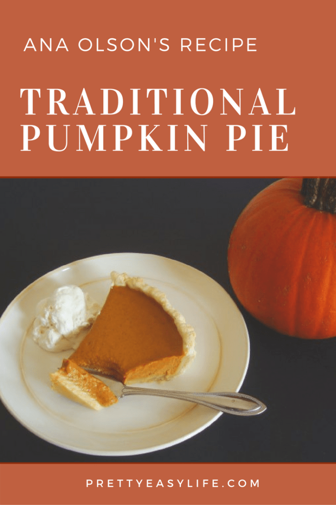 Traditional pumpkin pie