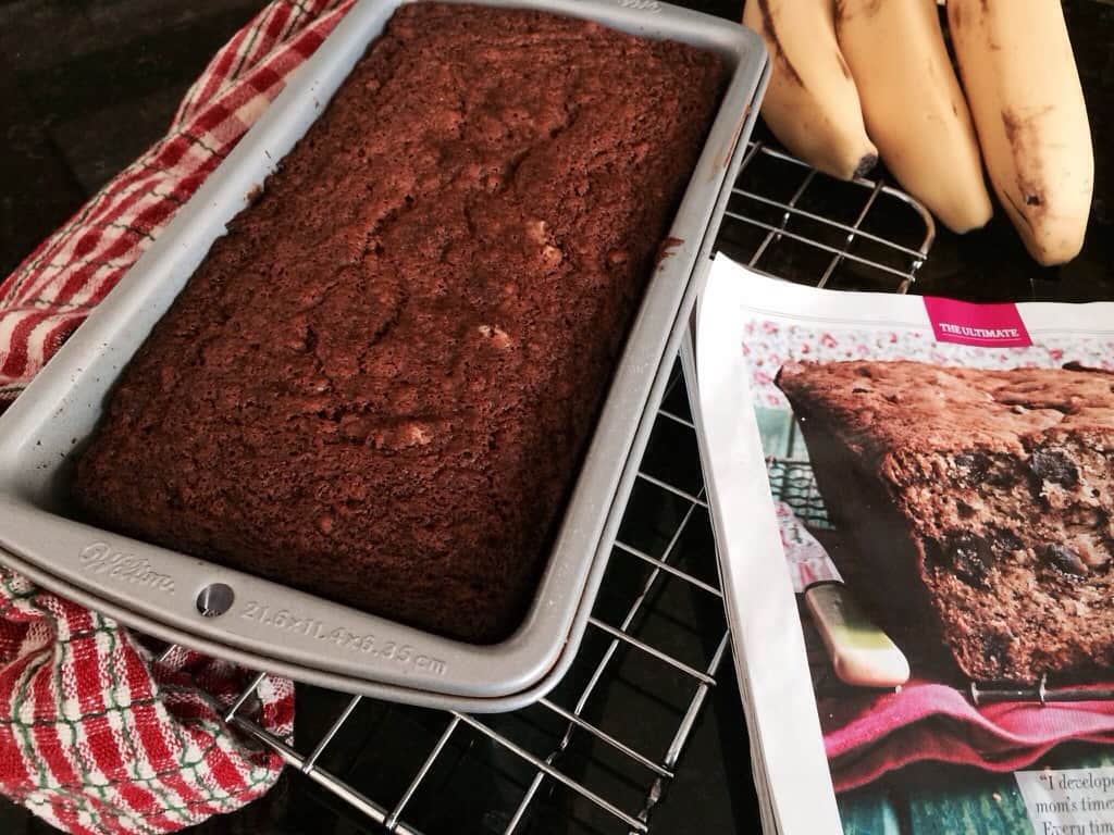 Perfect moist and light banana bread