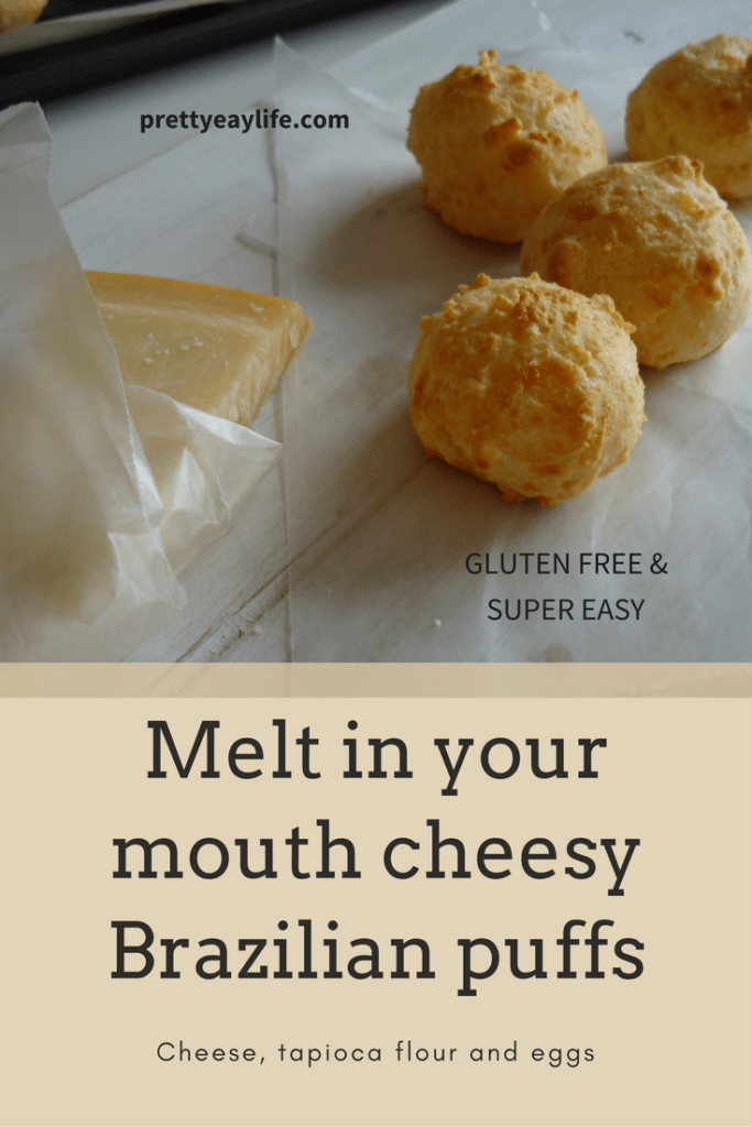 Melt in your mouth cheesy Brazilian puffs