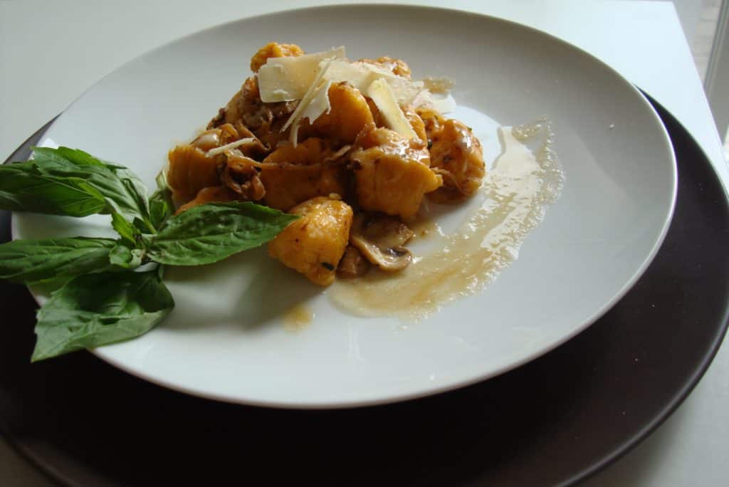 Sweet potato gnocchi