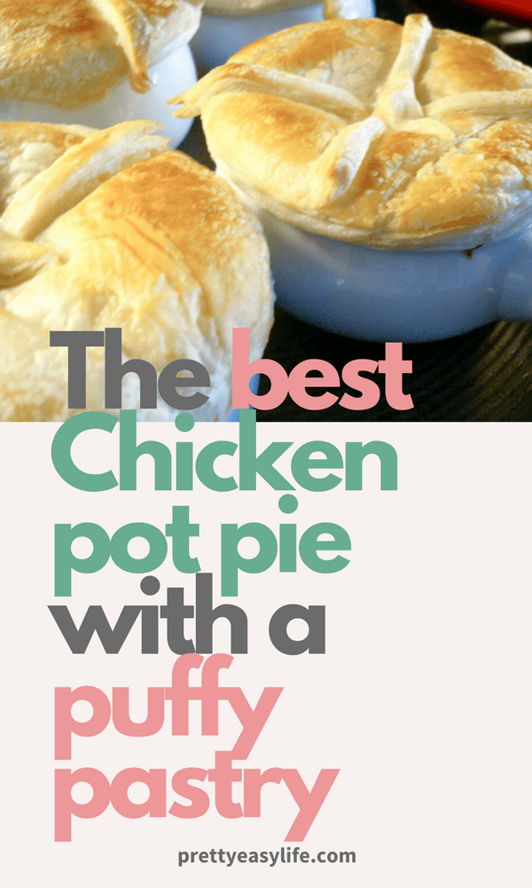 chicken pot pie with puffy crust