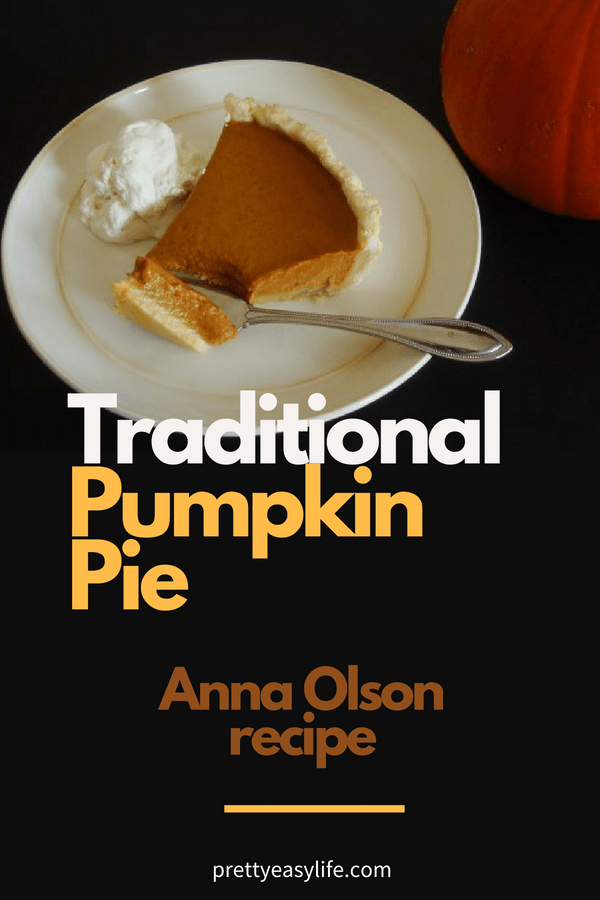 Traditional Pumpkin Pie