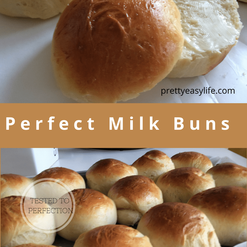 Home made sweet milk buns recipe