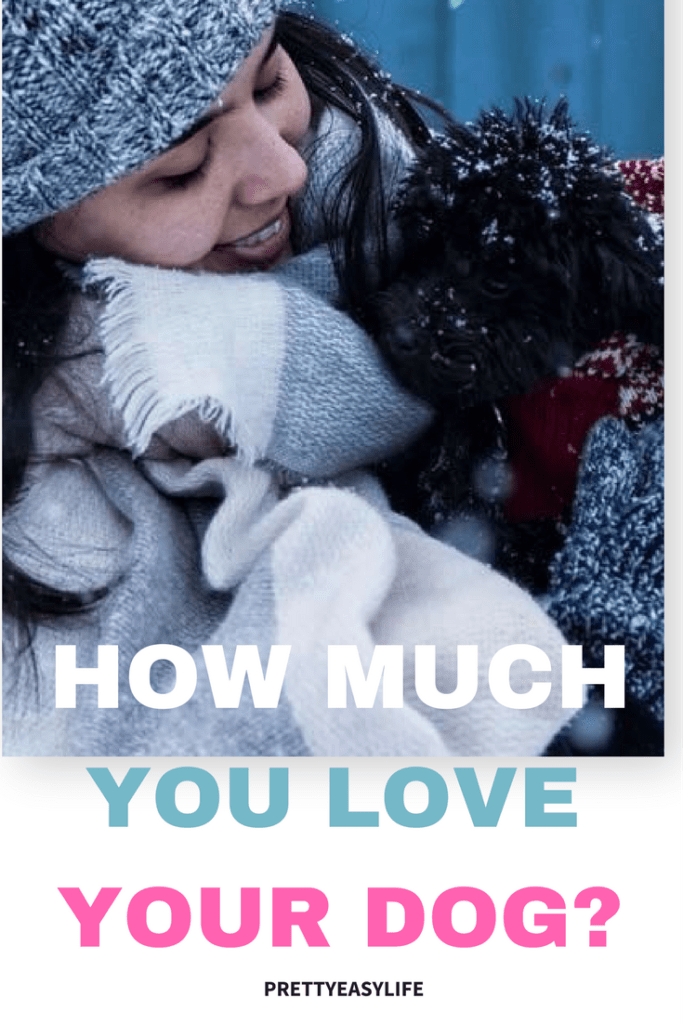 how much you love your dog