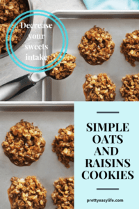 Simple Oats and Raisins cookies
