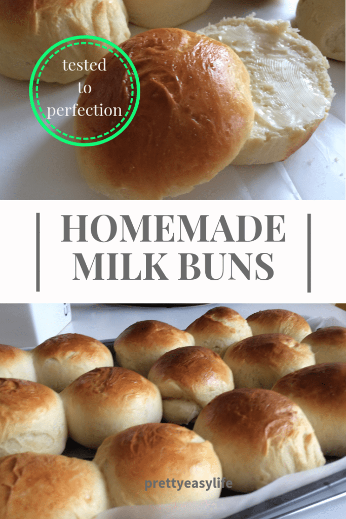 homemade milk buns