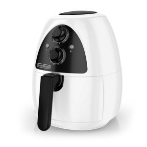 white small Black and Decker air fryer
