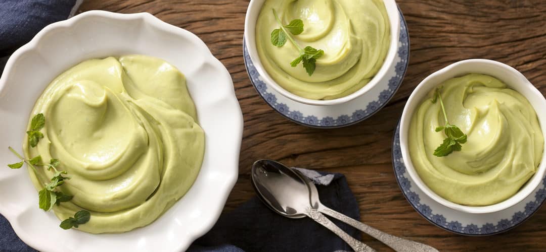 3 ingredient Keto Avocado Dessert