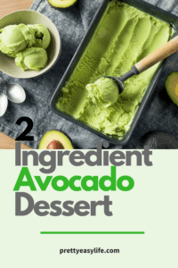 2 ingredient avocado dessert