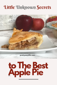 Little Unknown Secrets to the best apple pie