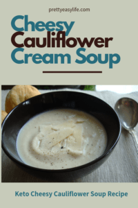 Cheesy Cauliflower Cream Soup