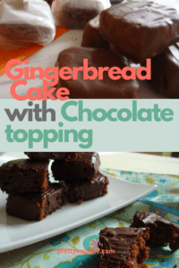 Gingerbread Cake with Chocolate Topping
