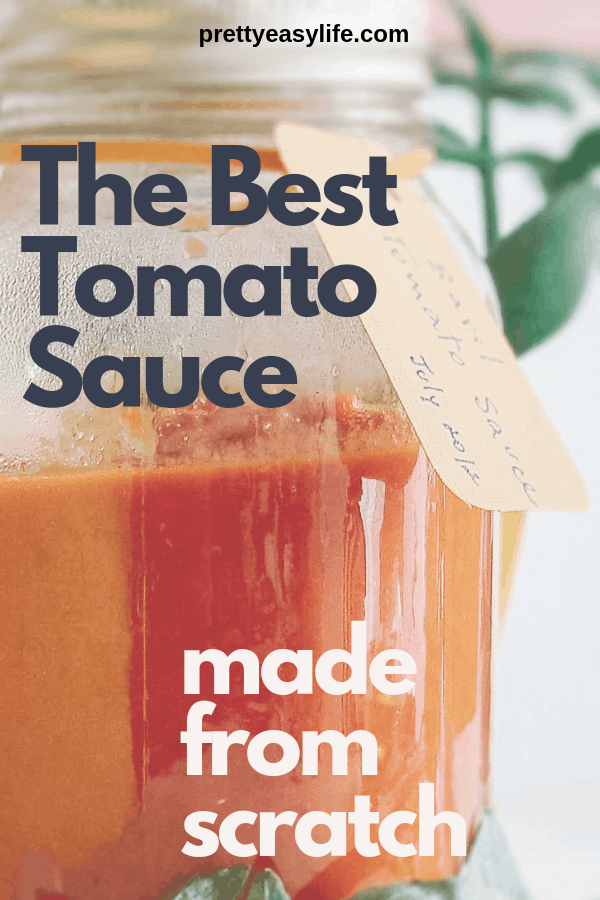 tomato sauce made from scratch