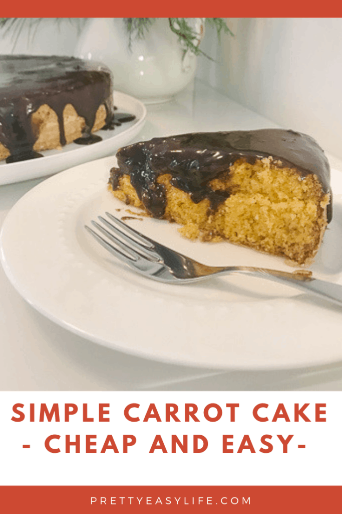 Simple Brazilian Carrot Cake 