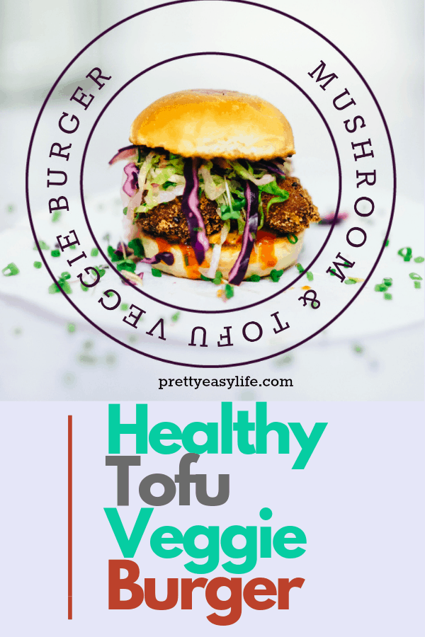 healthy, veggie, tofu burger