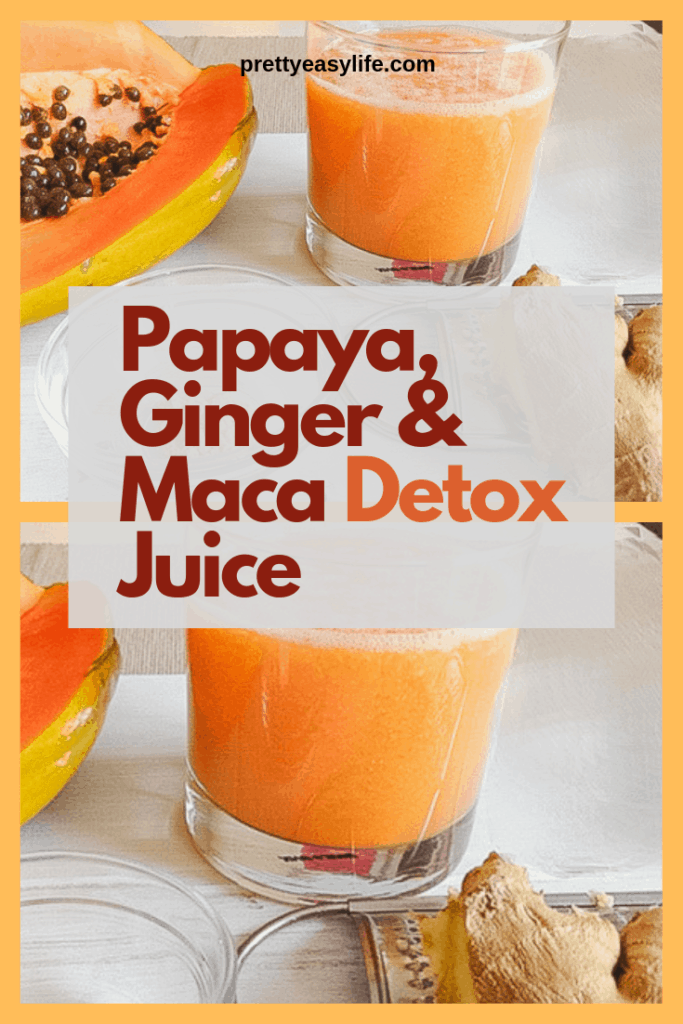 papaya ginger and maca detox juice copy