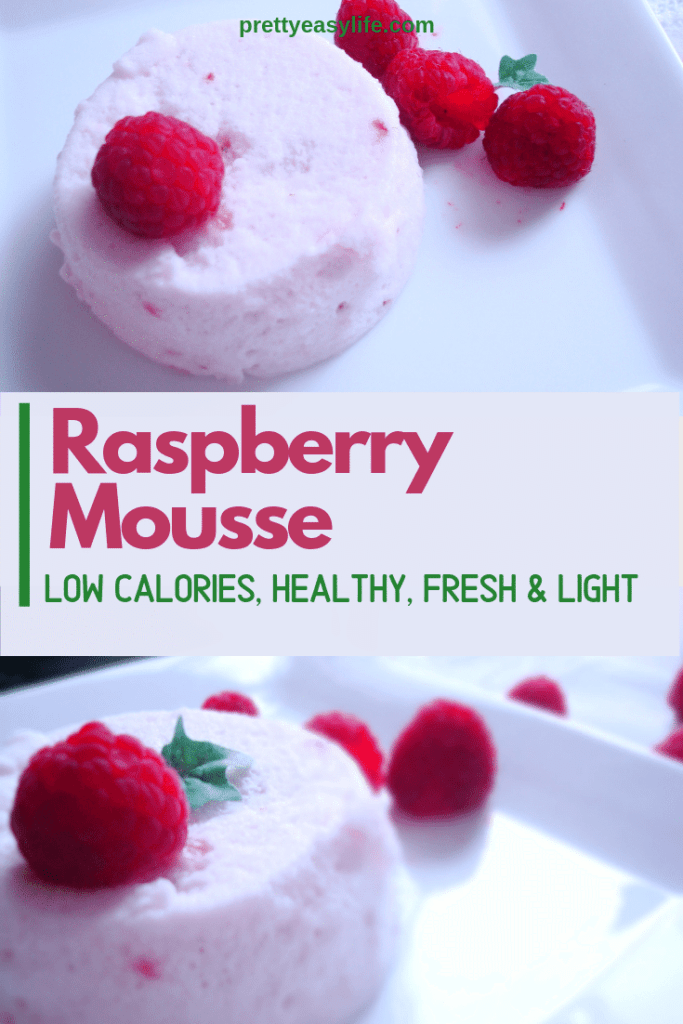 Healthy Raspberry Mousse Dessert