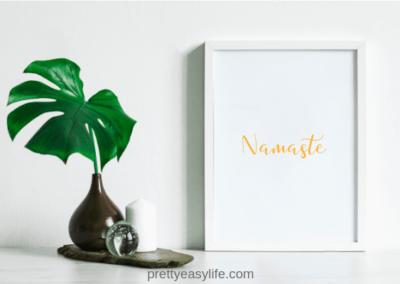 Namaste-wall-art-yellow